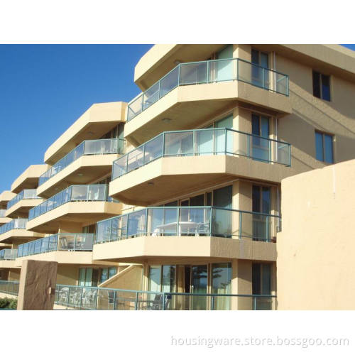 Balcony Railing, Aluminum Porch Railing with Handrail Brackets